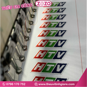 Thêu gia công số lượng ít